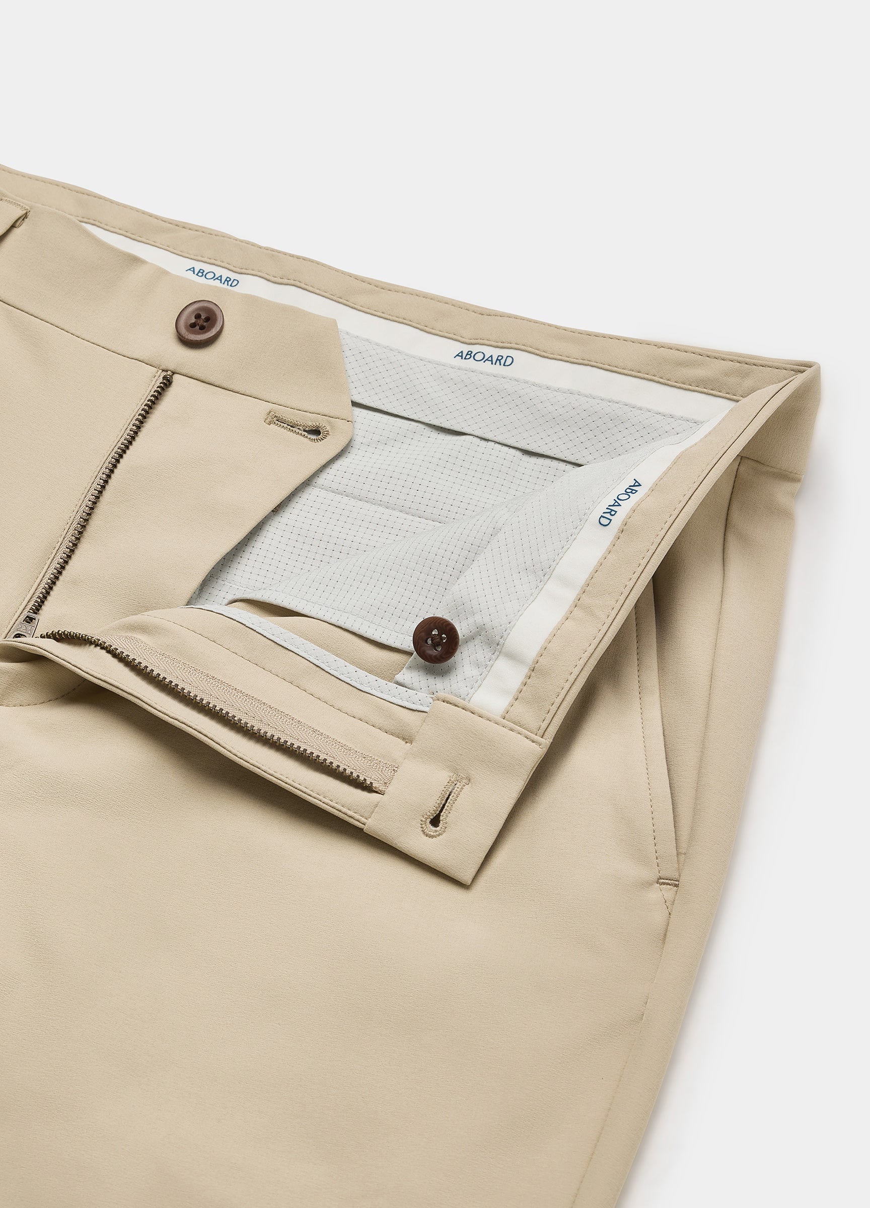 Positano Travel Chino in Sand – Luxury, Lightweight, Anti-Odour & Timelessly Stylish for Travel #color_sand