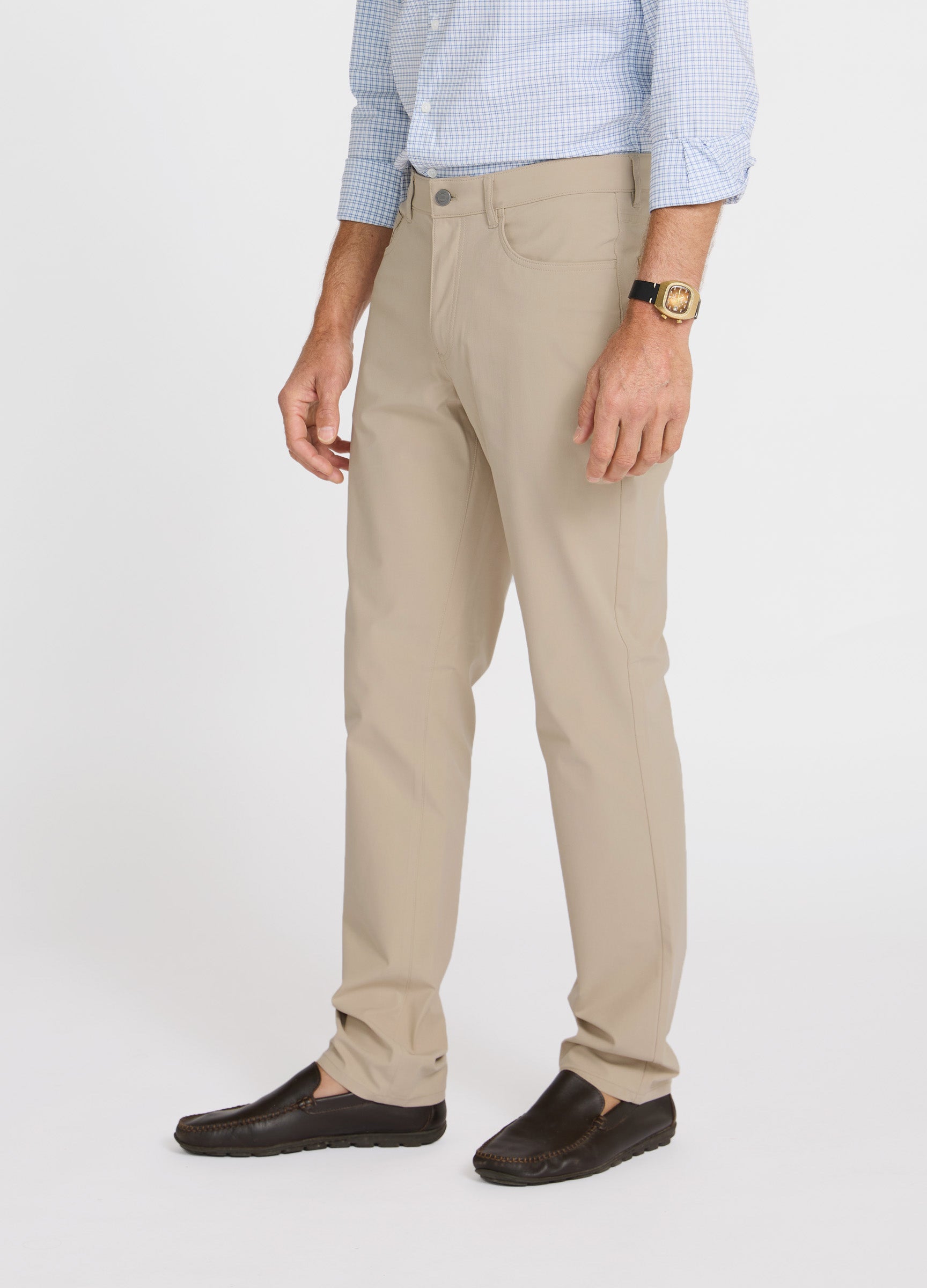 Four Seasons Travel Pant in Sand – Elegant, Breathable & Water-Resistant Travel Pant #color_sand