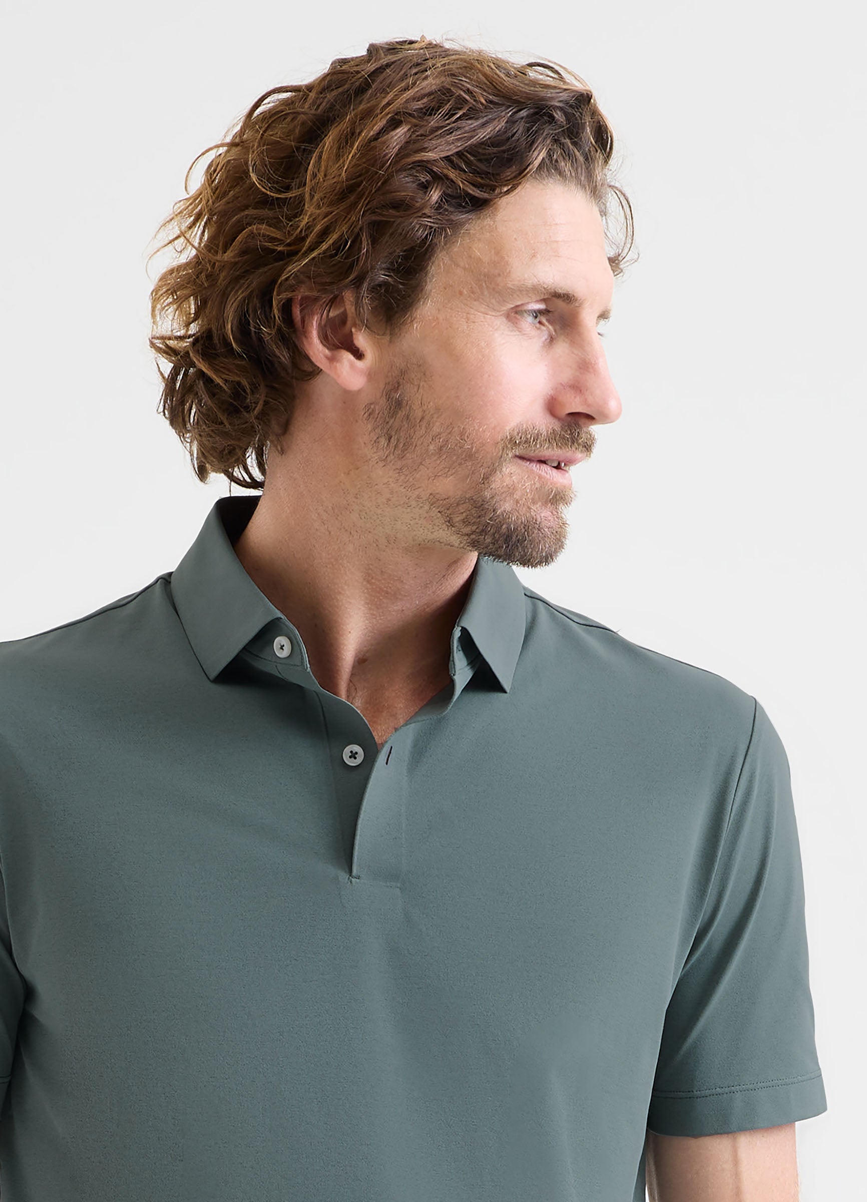 Como Travel Polo in Sea Green – Versatile, Cooling & Wrinkle-Free for Effortless Style #color_sea green