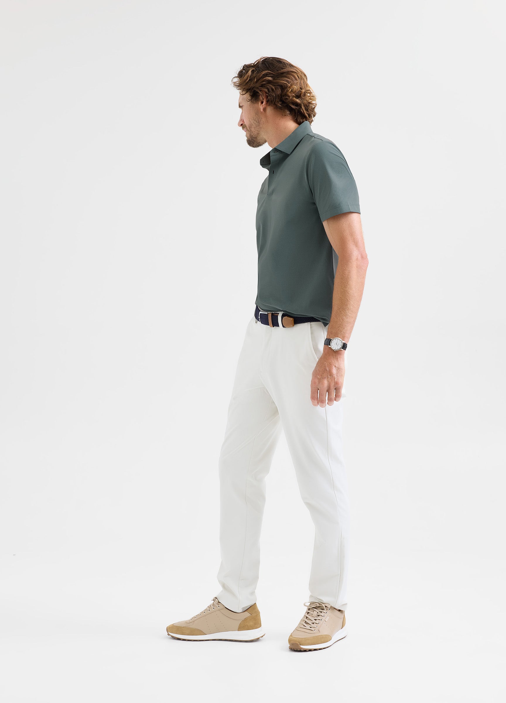 Como Travel Polo in Sea Green – Versatile, Cooling & Wrinkle-Free for Effortless Style #color_sea green