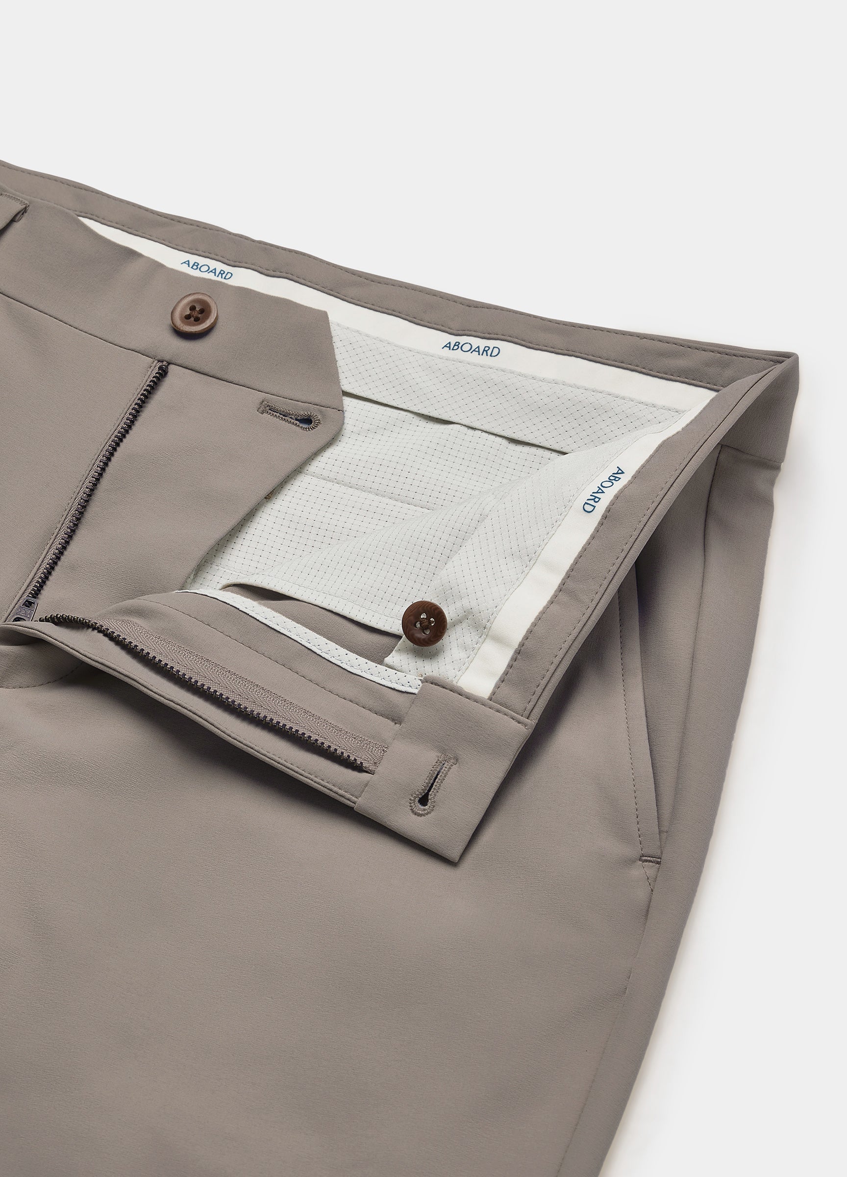 Positano Travel Chino in Truffle – Luxury, Wrinkle-Resistant & Ultra-Comfortable with Performance Stretch #color_truffle