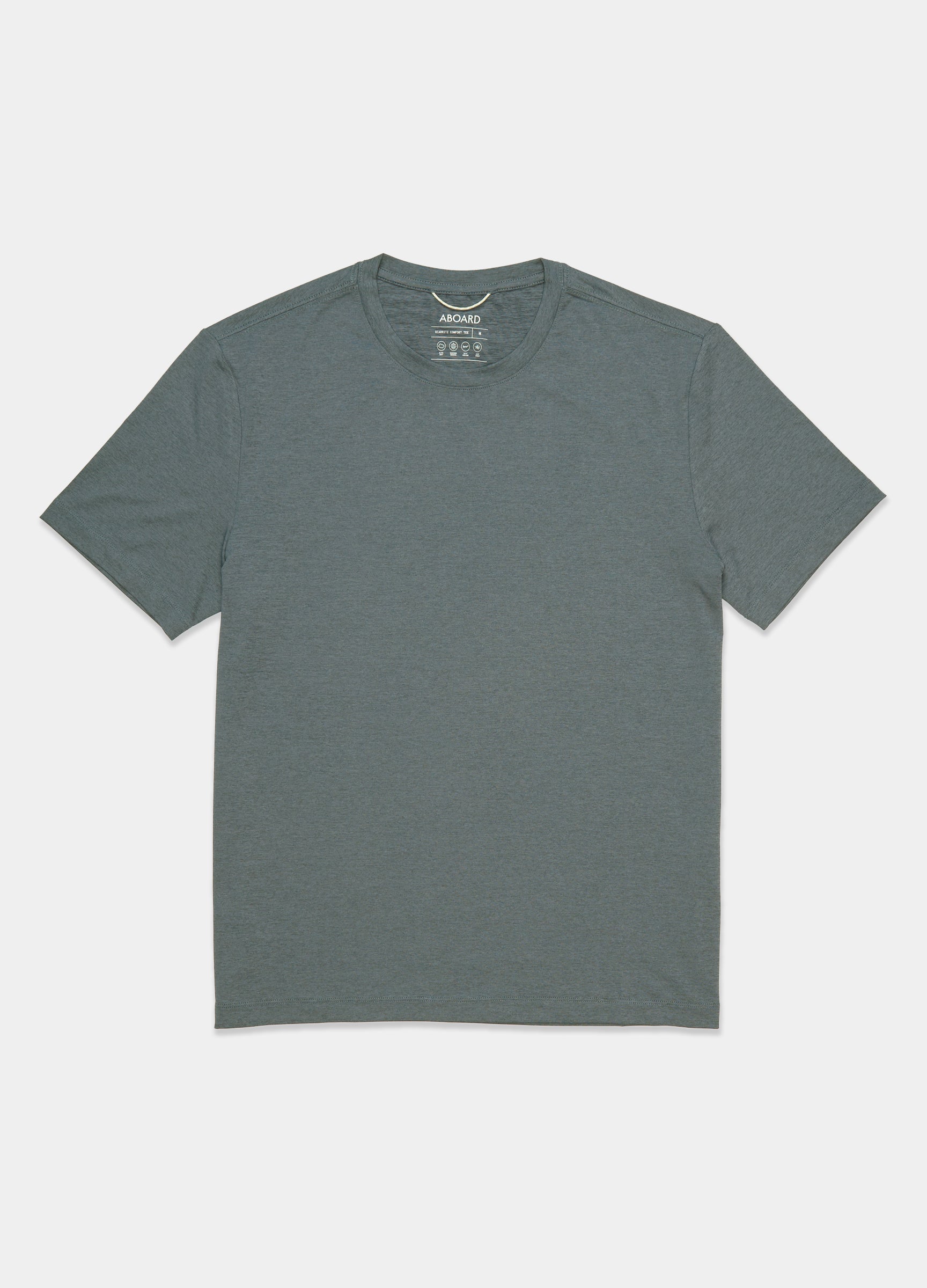 Biarritz Comfort Tee in Sea Green – Lightweight, Quick-Dry Tee with Brrr® Triple Chill Cooling Technology #color_sea green